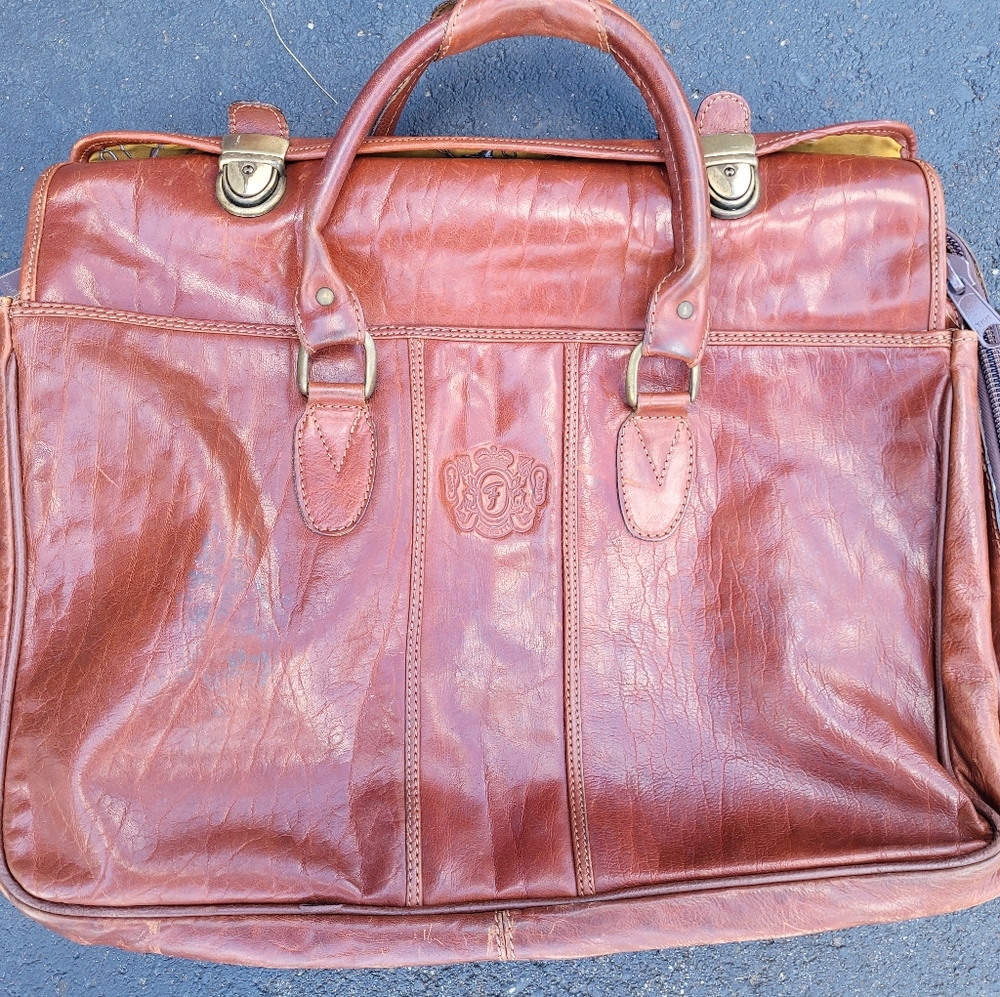 ~FERRETTI leather bag~